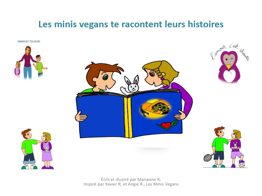 Livre "Les minis vegans te racontent leurs histoires"
