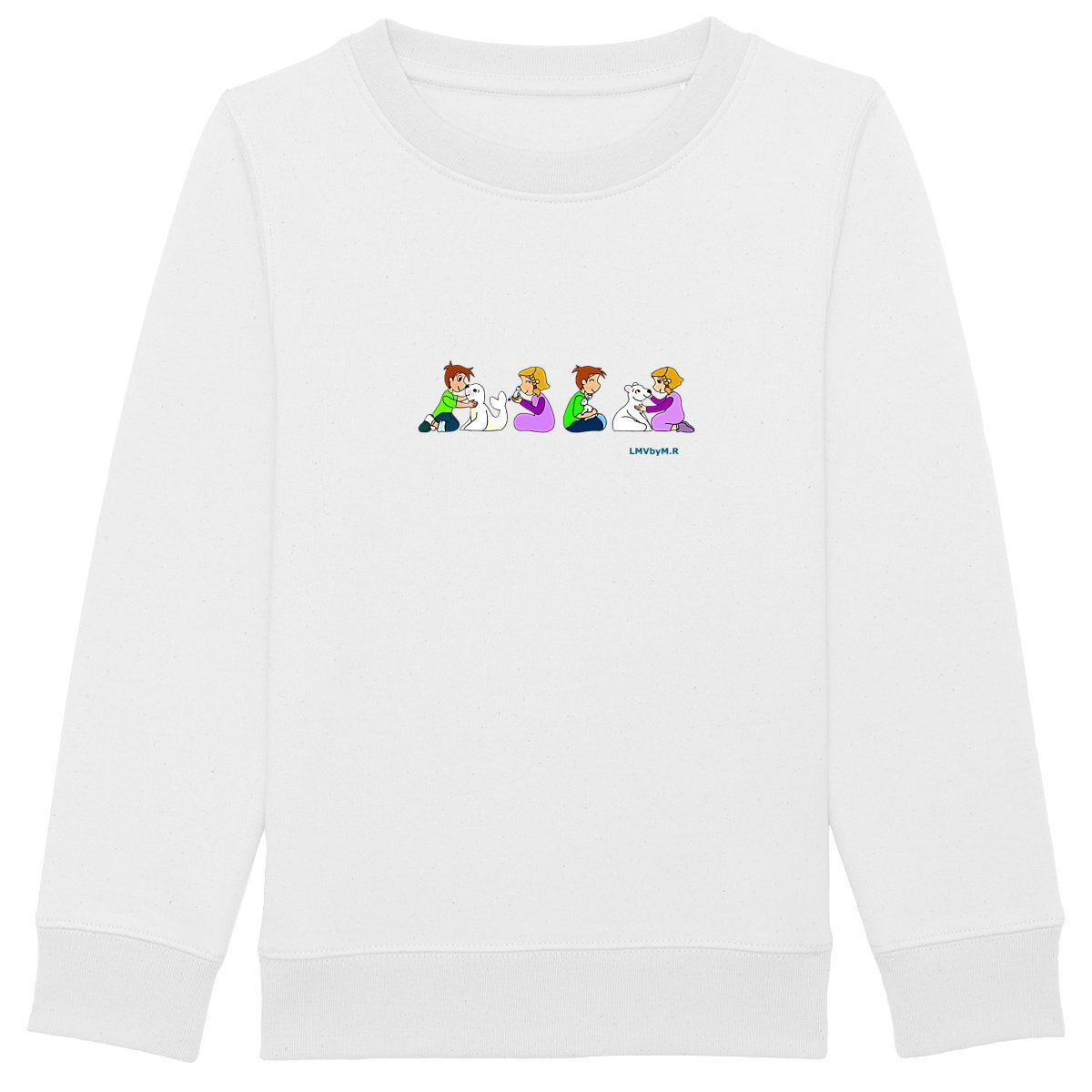 Sweat-shirt épais Enfant LMV Animaux polaires