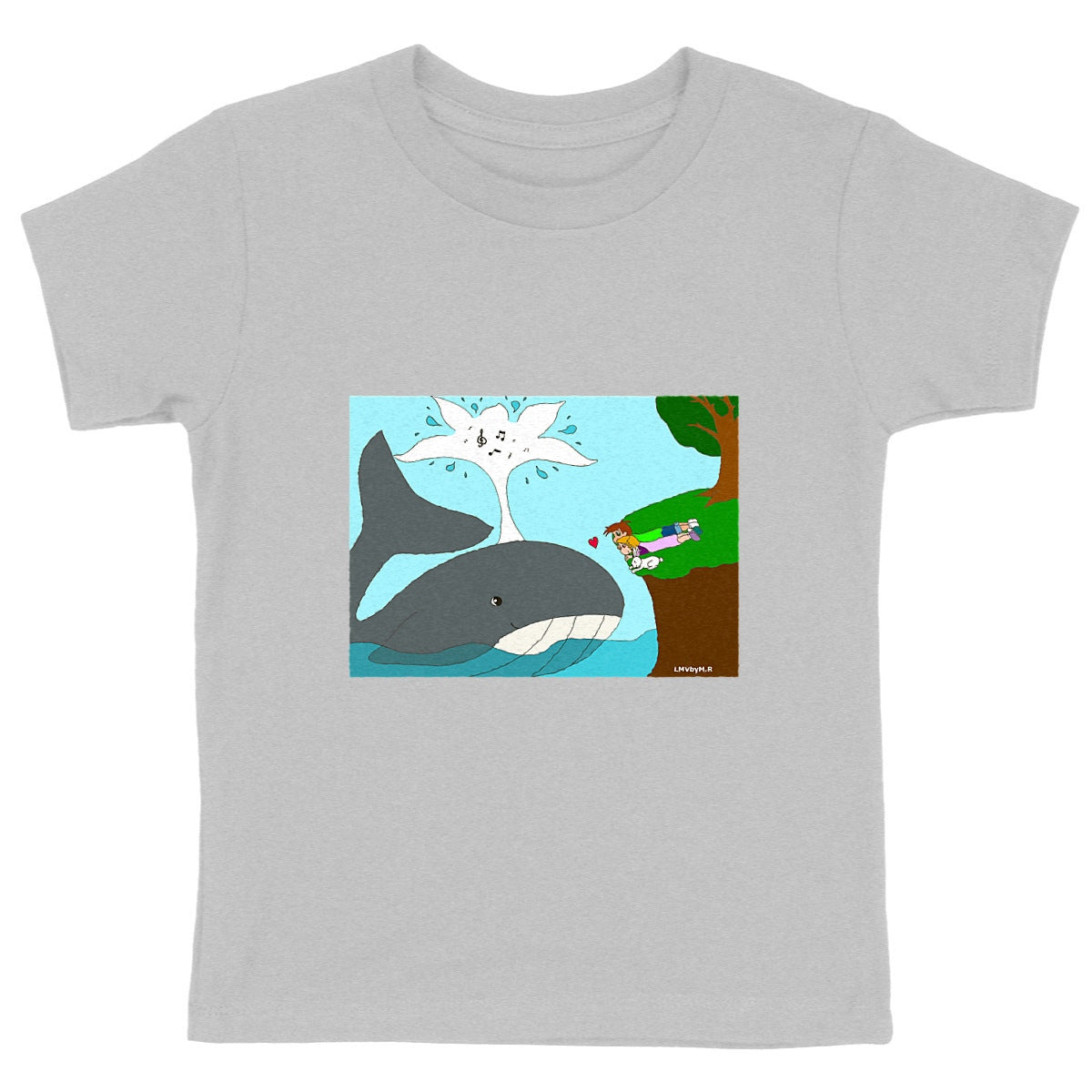 Tee-shirt Bio Enfant LMV Baleine