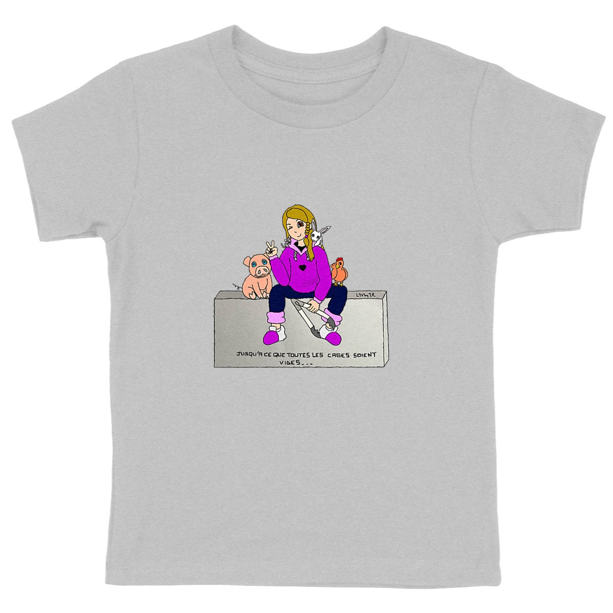 Tee-shirt Bio Enfant LMV Libération 