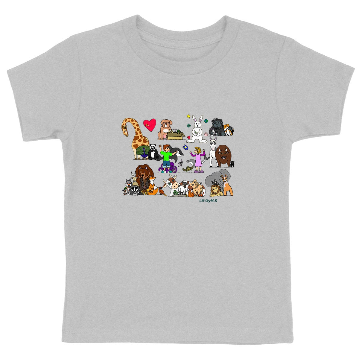 Tee-shirt Bio Enfant LMV Pour EUX, parce qu'ILS le valent bien