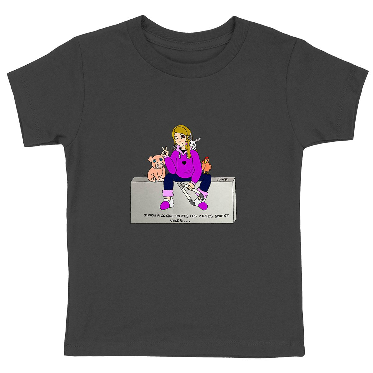 Tee-shirt Bio Enfant LMV Libération 