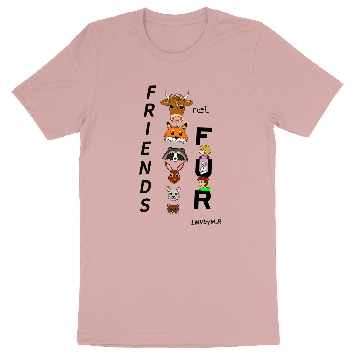T-shirt HOMME/UNISEXE Epais LMV FRIENDS NOT FUR
