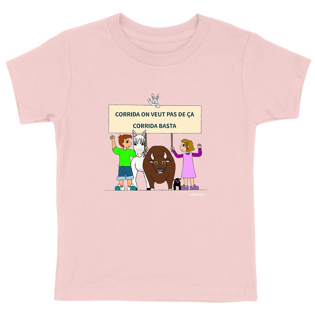 Tee-shirt Bio  LMV STOP CORRIDA