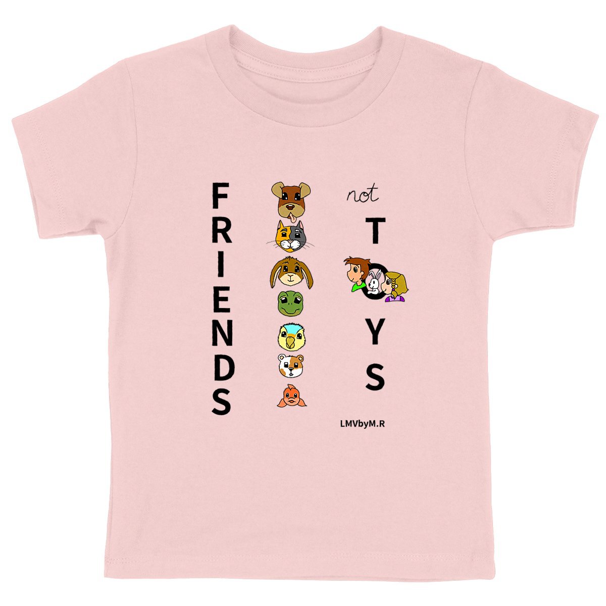 Tee-shirt Bio Enfant LMV FRIENDS NOT TOYS